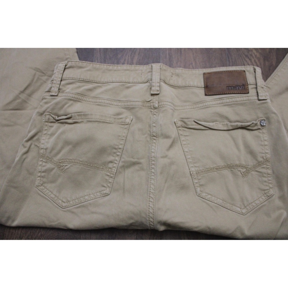 Mavi Jeans Mens 31x31 Beige Zach Straight Leg Stretch Denim Casual‎ Pants Turkey